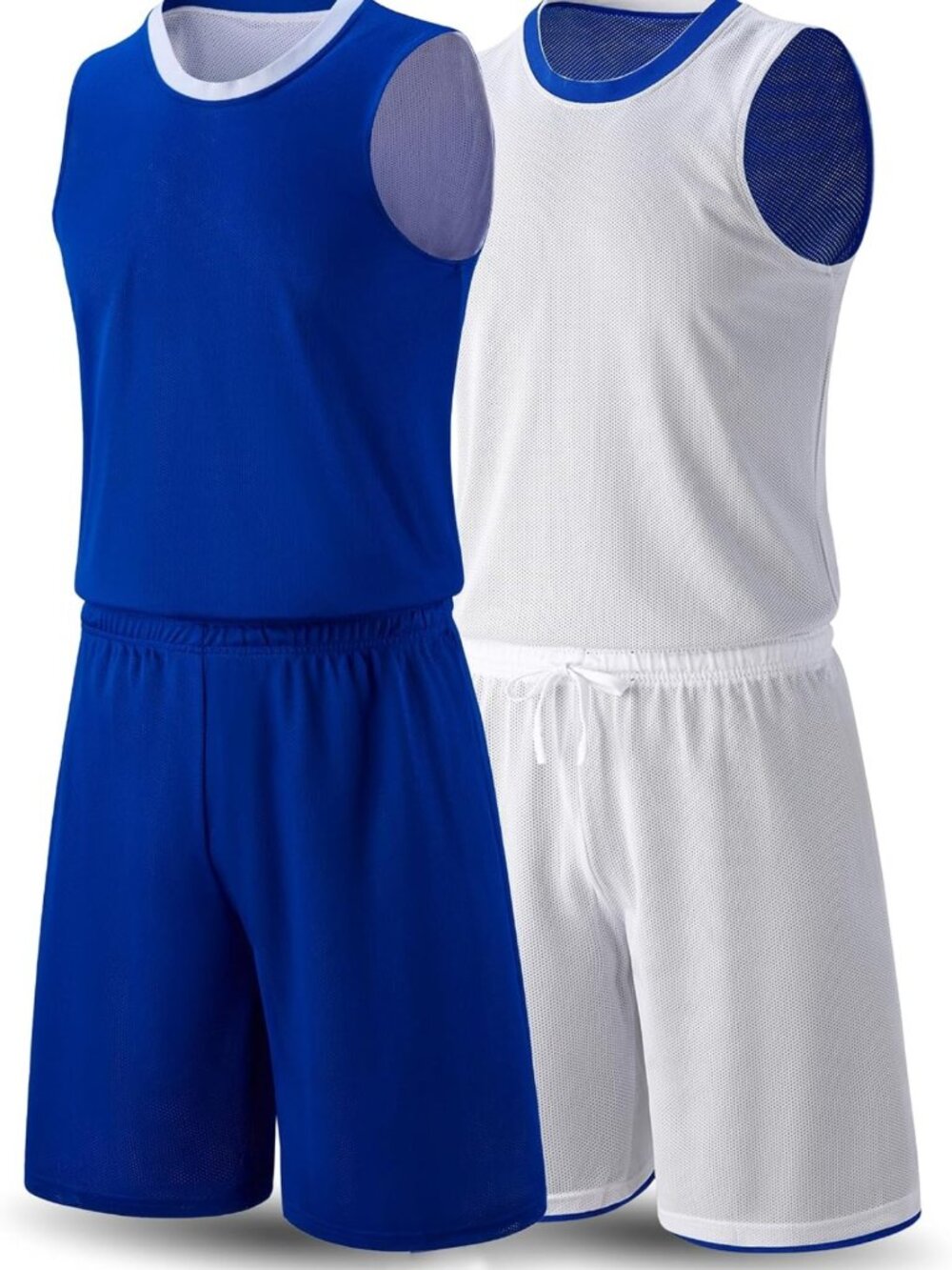 Men's Reversible Basketball Jersey & Shorts Set - Custom Athletic Uniforms for
